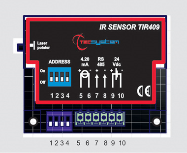 NT935-IR AD + TIR409 - система контроля температуры обмоток сухих трансформаторов с ИК-датчиками