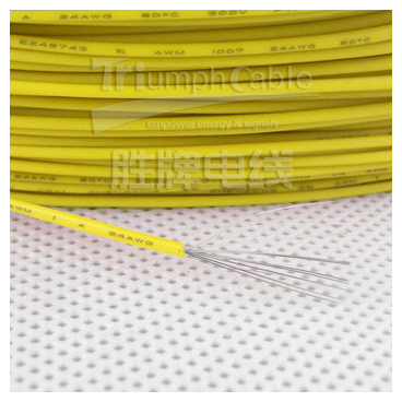 UL1007 24AWG жёлтый