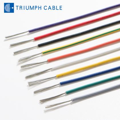 UL1007-22AWG-11/0.16TC White Color L= 110mm , зачищений = 5мм з двох сторін