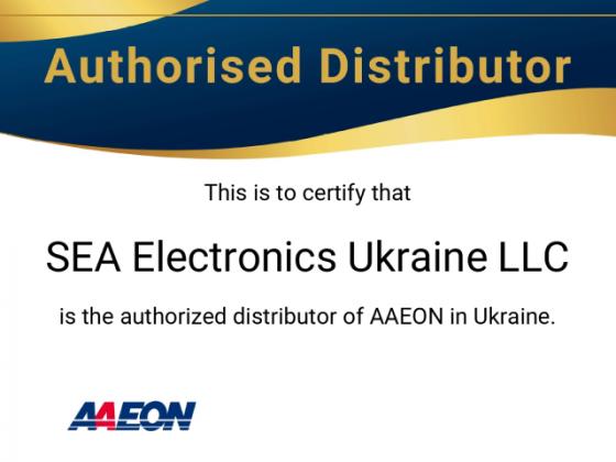 Компания СЭА продлила статус официального дистрибьютора AAEON в Украине