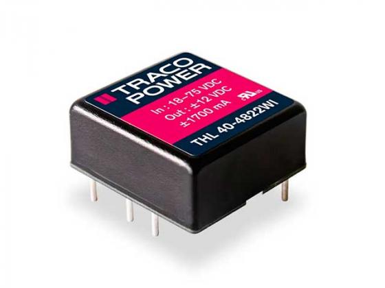 THL 40WI - 40-ватні DC/DC перетворювачі високої якісті за доступною ціною від TRACO POWER
