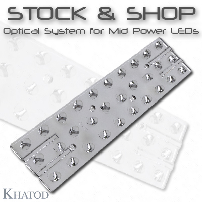 STOCK + SHOP optical system for mid-power LEDs