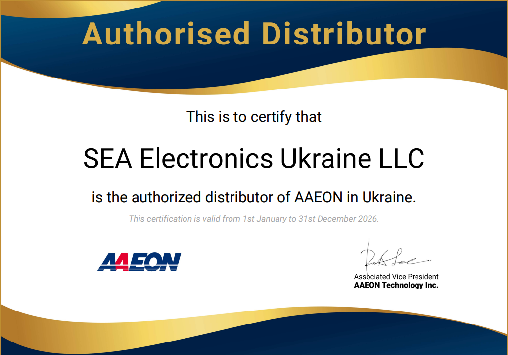 AAEON офіційний дистриб'ютор в україні