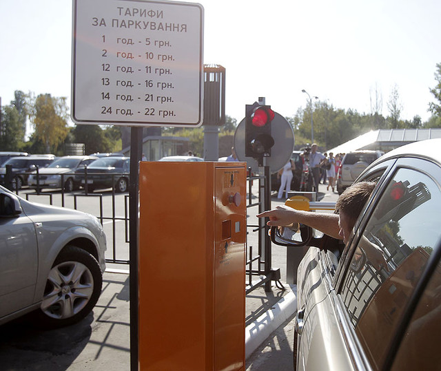 Перехватывающий паркинг СЕА на объекте в Киеве
