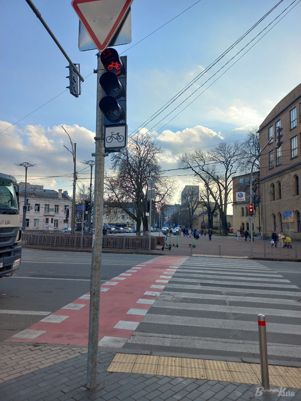 світлофор для велосипедистів