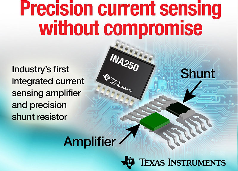 INA250: токоизмерительный резистор и двунаправленный усилитель сигналов в одном корпусе
