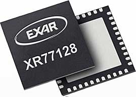 XR77128 выпускается в «зеленом» корпусе TQFN размером 7 ? 7 мм, не содержащем галогенов и отвечающим требованиям директивы RoHS