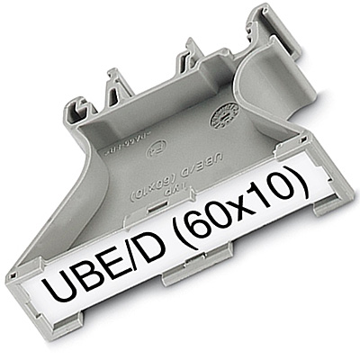 Компания Phoenix Contact расширил линейку оборудования и аксессуаров для маркировки новыми держателями маркировки UBE/D (60X10)