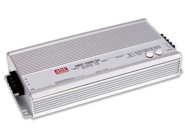 External appearance of MEAN WELL power supply HEP-1000-24