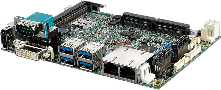 В подмогу мощным высокопроизводительным процессорам  6-го поколения Intel® Core™ i7/ i5/ i3 (Skylake-U), EBC-1000 поддерживает двухканальную ОЗУ DDR4 2133 МГц до 16 Гб, что позволяет повысить производительность на 10% по сравнению с предыдущими топологиями SoC, при этом имея меньшее энергопотребление