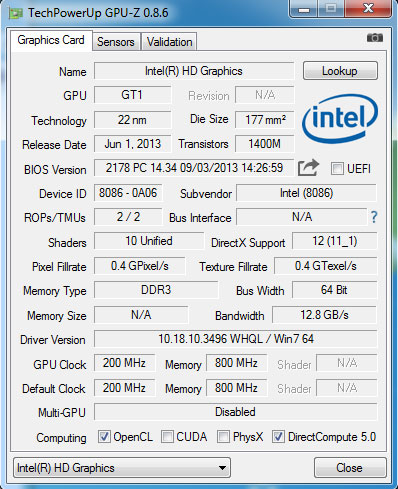 eBOX560-880, GPU-Z