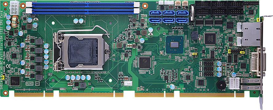 Также компания начала выпуск ранее аннонсированной модели SHB140 - первого в отрасли одноплатника PICMG 1.3 на новомодных процессорах 6-го поколения Skylake