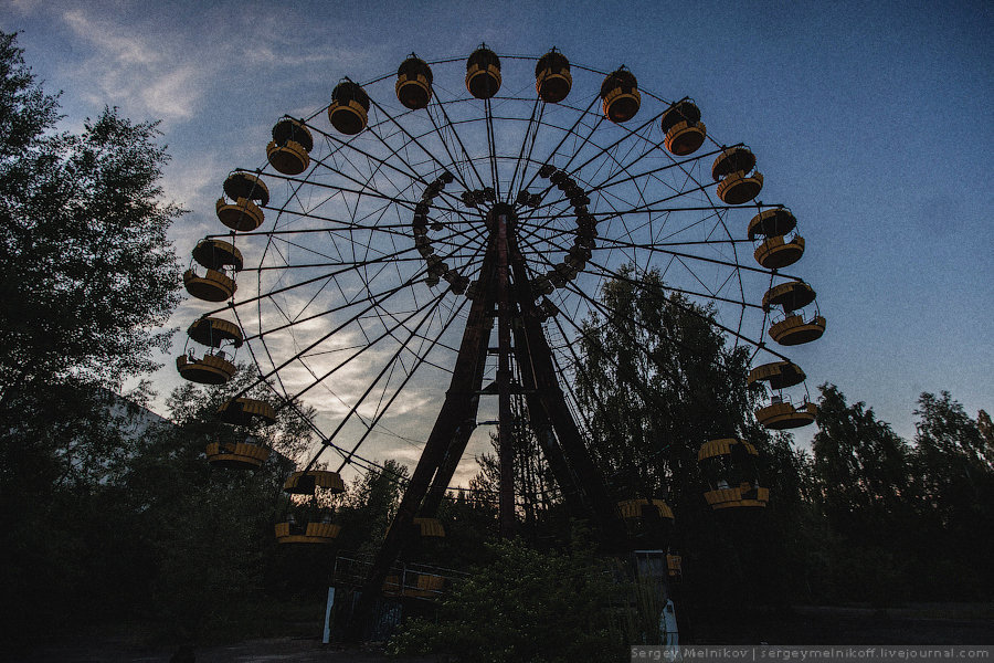 Чернобыльская зона, чернобыль, колесо чернобыль