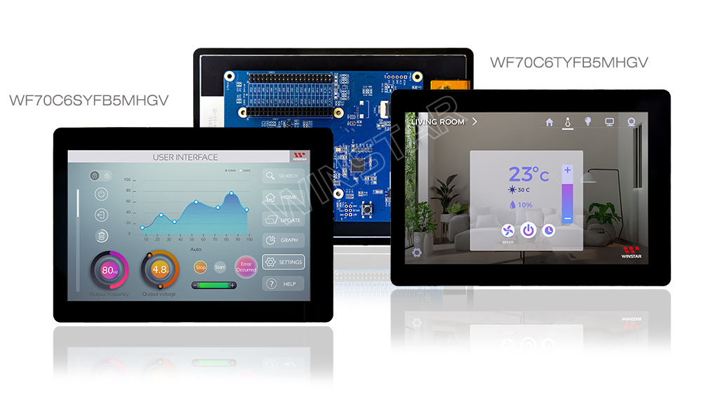 HDMI TFT LCD, WF70C6TYFB5MHGV, WF70C6SYFB5MHGV