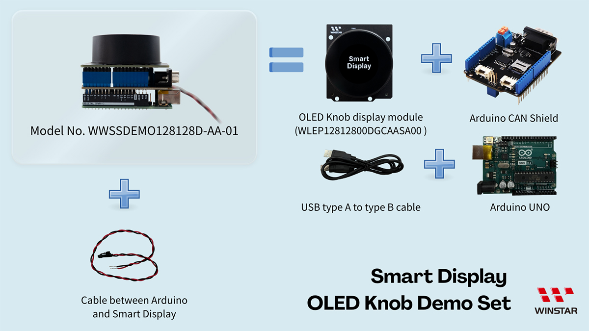 Демонстрационный набор Smart Display с OLED-регулятором